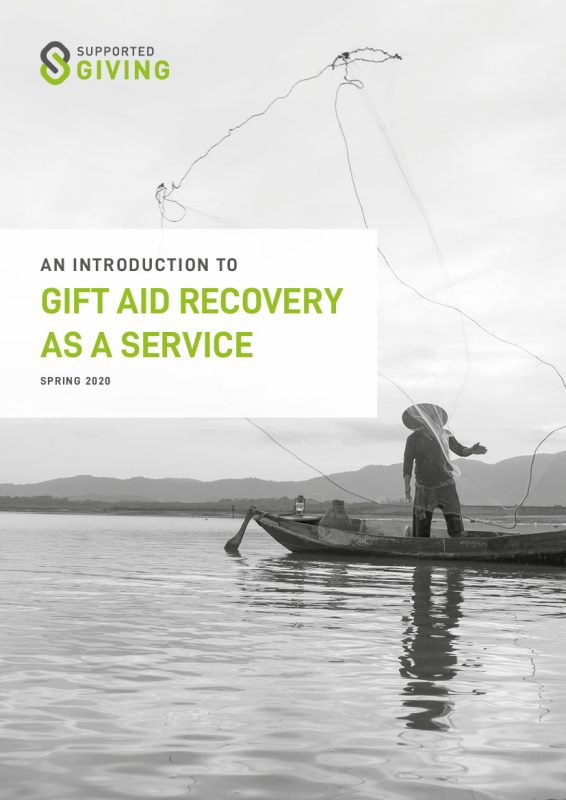 Supported Giving - Gift Aid Recovery As A Service - At A Glance (Draft)