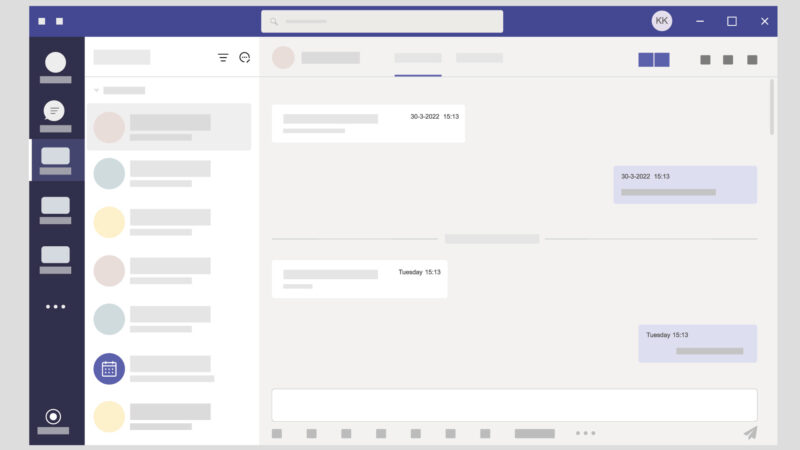 Microsoft Teams conference layout software